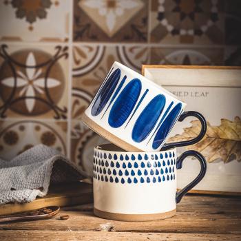 360Home Bemalter Becher im japanischen Stil handbemalt robust
